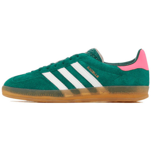 Zapatos Senderismo adidas Originals Gazele Indoor Green Lucid Pink Verde