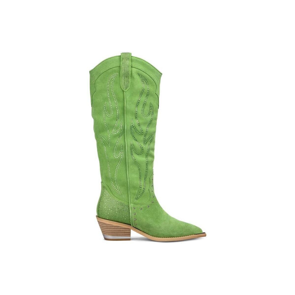 Zapatos Mujer Botas Alma En Pena V240183 Verde