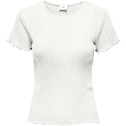 textil Mujer Camisetas manga corta JDY  Blanco