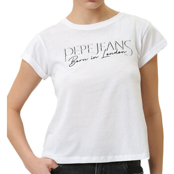textil Mujer Tops y Camisetas Pepe jeans  Blanco