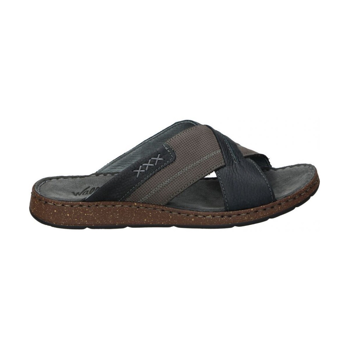 Zapatos Hombre Sandalias Walk & Fly 22-43050 Negro