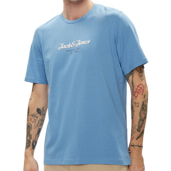 textil Hombre Tops y Camisetas Jack & Jones  Azul