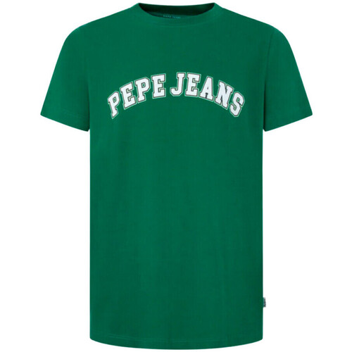 textil Hombre Camisetas manga corta Pepe jeans  Verde