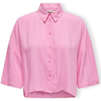 textil Mujer Tops / Blusas Only Noos Astrid Life Shirt 2/4 - Begonia Pink Rosa