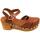 Zapatos Mujer Zuecos (Clogs) Tiziana 11830 Beige