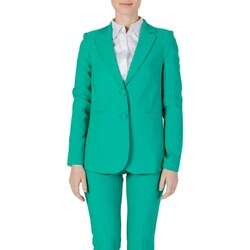 textil Mujer Chaquetas / Americana Sandro Ferrone S18XBDBASILE Verde