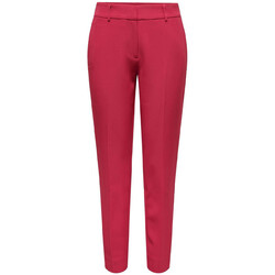 textil Mujer Pantalones Only  Rojo