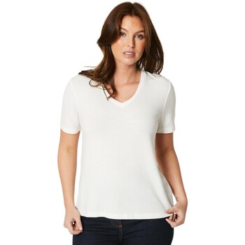 textil Mujer Camisetas manga larga Principles Modal Blanco