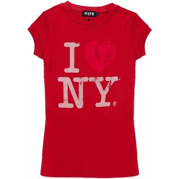 textil Mujer Camisetas manga larga Generic I Love New York Rojo