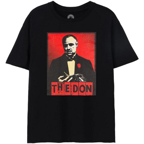 textil Hombre Camisetas manga larga The Godfather NS7742 Negro