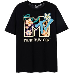 textil Mujer Camisetas manga larga Mtv NS7841 Negro