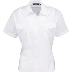 textil Mujer Camisas Premier PR312 Blanco