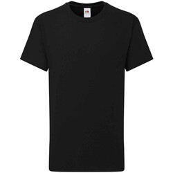 textil Niños Tops y Camisetas Fruit Of The Loom Iconic 195 Premium Negro