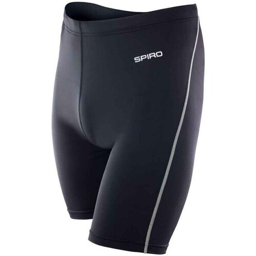 textil Hombre Shorts / Bermudas Spiro Bodyfit Negro