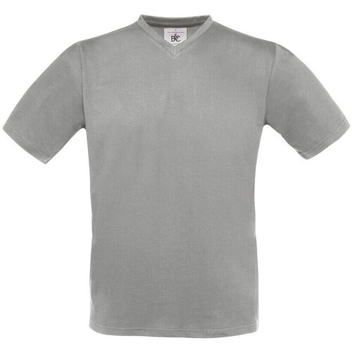 textil Hombre Camisetas manga larga B&c Exact Gris