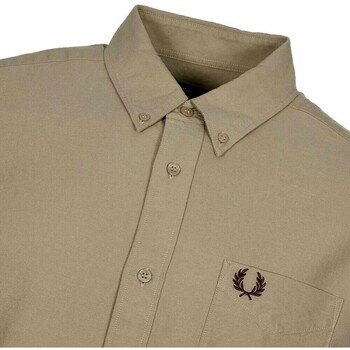 Fred Perry CAMISA HOMBRE OXFORD   M5503 Gris