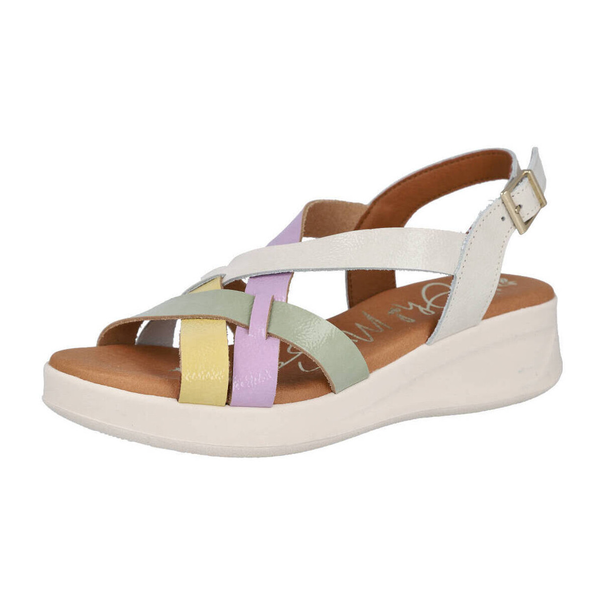 Zapatos Mujer Sandalias Oh My Sandals MD5418 Beige