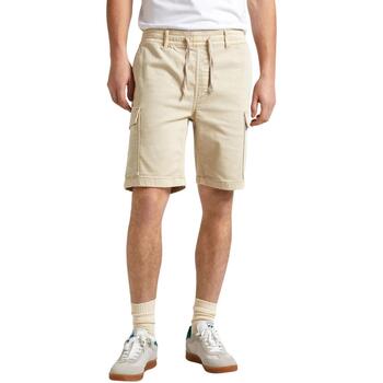 textil Hombre Shorts / Bermudas Pepe jeans GYMDIGO CARGO SHORT Beige
