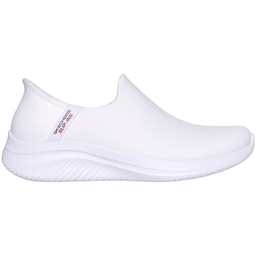 Zapatos Mujer Deportivas Moda Skechers DEPORTIVA  SLIP-INS ULTRA FLEX 3.0 ALL SMOOTH BLANCA Blanco