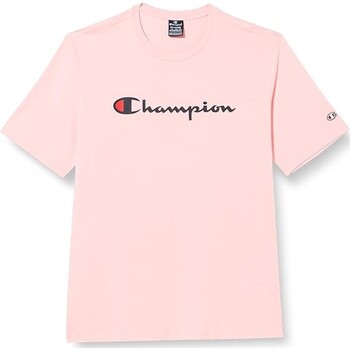 textil Hombre Camisetas manga corta Champion  Rosa