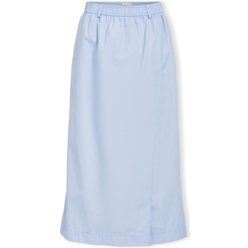 textil Mujer Faldas Object Demi Skirt - Brunnera Blue Azul