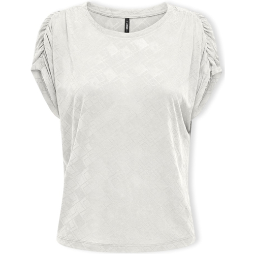 textil Mujer Tops / Blusas Only Top Free Life S/S - Cloud Dancer Blanco
