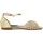 Zapatos Mujer Sandalias Fashion Attitude  Oro