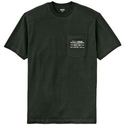 textil Hombre Camisetas manga corta Filson Camiseta Embroidered Pocket Hombre Dark Timber Diamond Verde