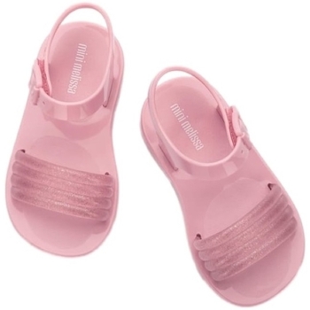 Melissa MINI  Mar Wave Baby Sandals - Pink/Glitter Pink Rosa