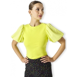 textil Mujer Tops / Blusas Minueto Top Floor - Yellow Amarillo