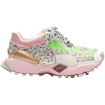 Zapatos Mujer Deportivas Moda Exé Shoes EXÉ Sneakers 134-23 - Green/Pink Multicolor