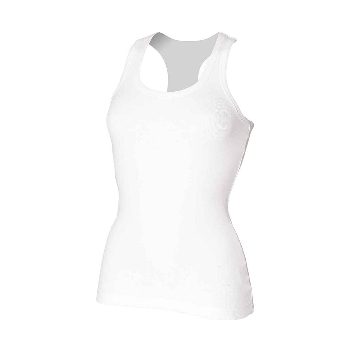textil Mujer Camisetas sin mangas Skinni Fit SK150 Blanco