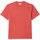 textil Hombre Camisetas manga corta Lacoste  Rojo