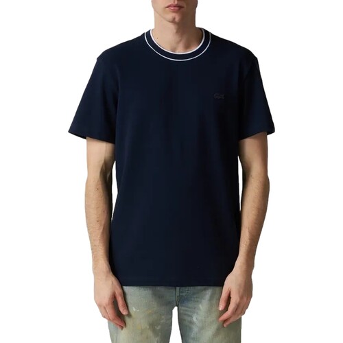 textil Hombre Camisetas manga corta Lacoste  Azul