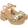 Zapatos Mujer Sandalias Porronet 3061 Oro
