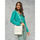 textil Mujer Sudaderas Rinascimento CFM0011500003 Verde pavo real