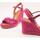 Zapatos Mujer Alpargatas Casteller 49-8-874 Vaqueta Rosa