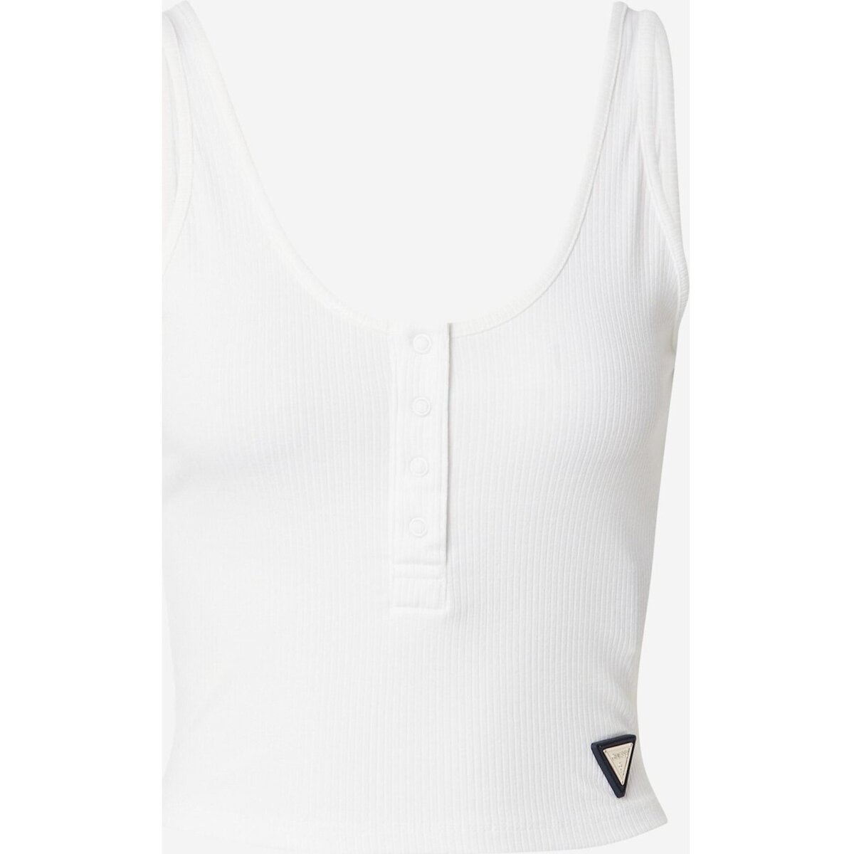 textil Tops y Camisetas Guess V4GP02 KBCO2 - Mujer Blanco