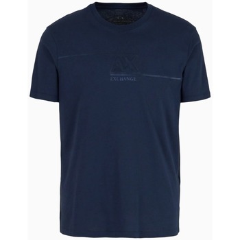 textil Hombre Tops y Camisetas EAX 3DZTBFZJ3VZ Azul