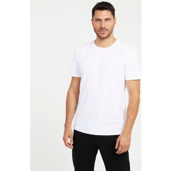 textil Hombre Tops y Camisetas Guess M3Y45 KBS60 TECH TEE-G011 PURE WHITE Blanco