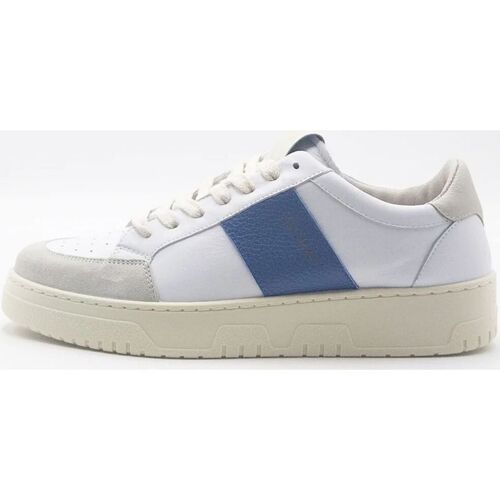 Zapatos Hombre Deportivas Moda Saint Sneakers SAIL-WHITE ELE.BLUE Blanco