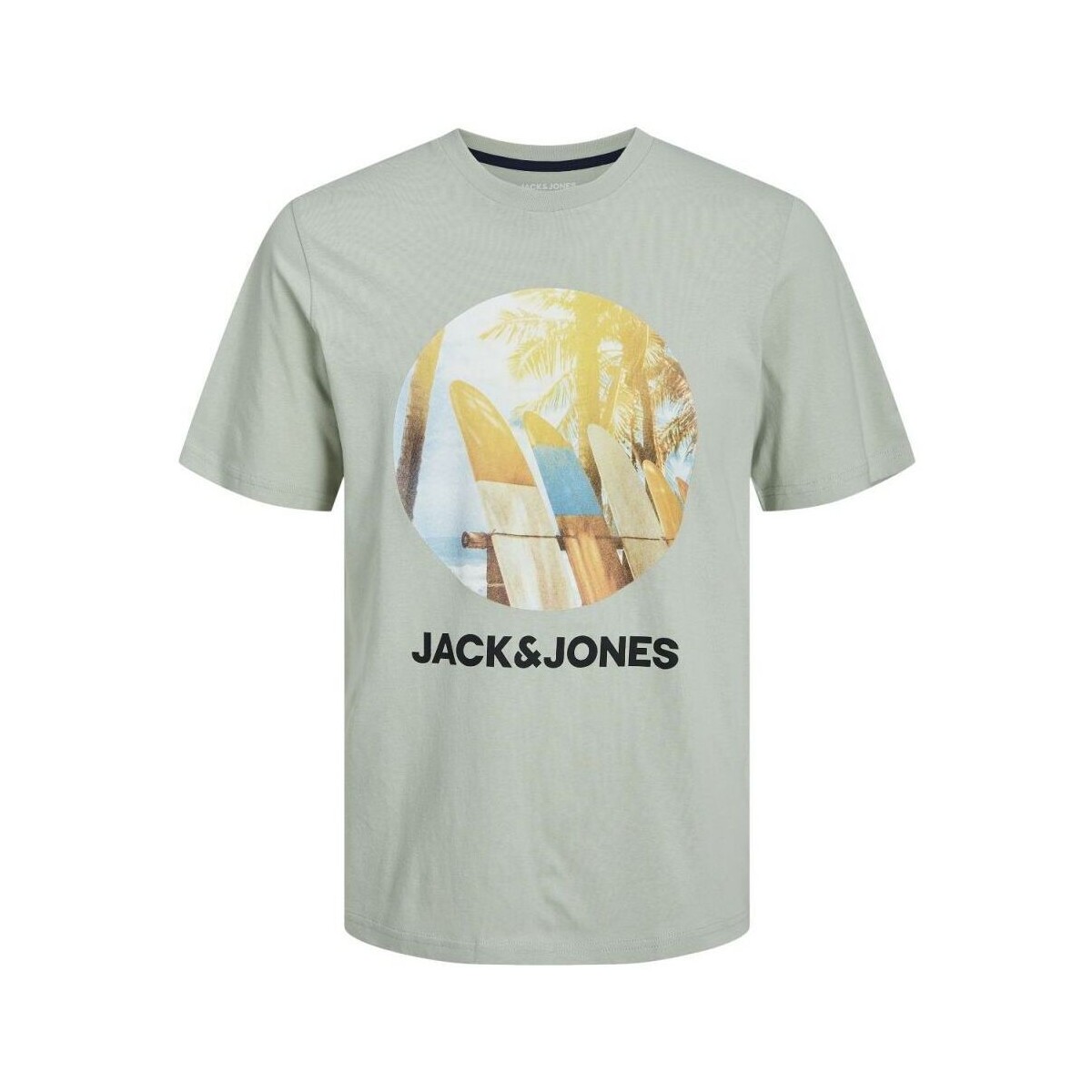 textil Niño Tops y Camisetas Jack & Jones 12249870 NAVIN-DESERT SAGE Verde