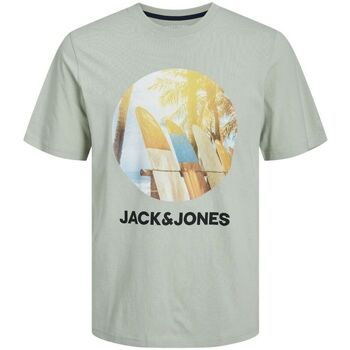 textil Niño Tops y Camisetas Jack & Jones 12249870 NAVIN-DESERT SAGE Verde