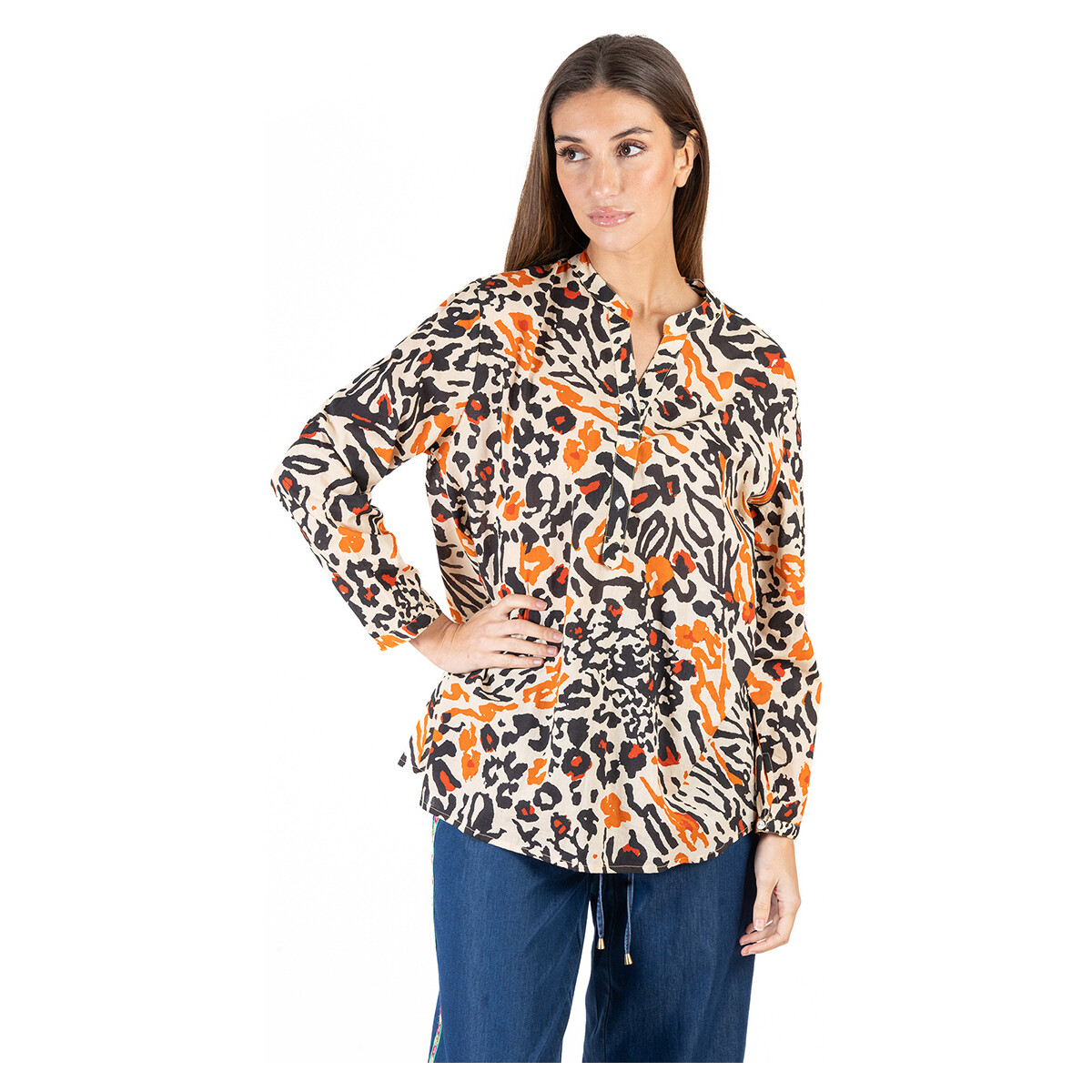 textil Mujer Tops / Blusas Isla Bonita By Sigris Blusa Naranja