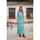 textil Mujer Vestidos largos Isla Bonita By Sigris Vestido Largo Midi Verde