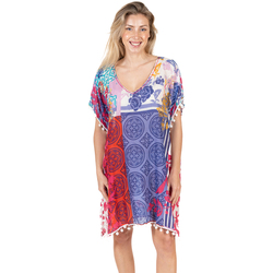 textil Mujer Pareos Isla Bonita By Sigris Poncho Multicolor