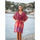 textil Mujer Vestidos Isla Bonita By Sigris Kaftan Rosa