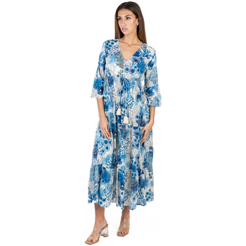 textil Mujer Vestidos Isla Bonita By Sigris Vestido Azul