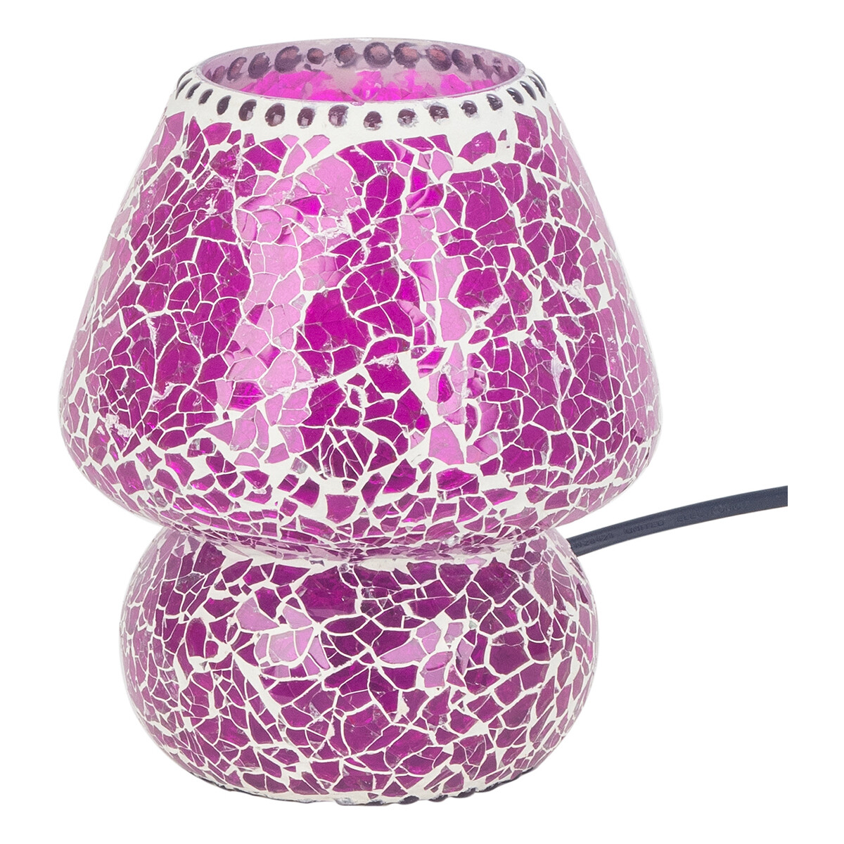 Casa Lámparas de mesa Signes Grimalt Lampara Mosaico Sobremesa Violeta