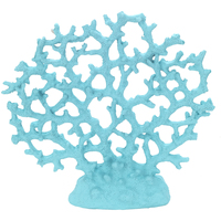 Casa Figuras decorativas Signes Grimalt Coral Azul